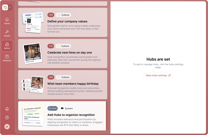 24 studio coempleeted card