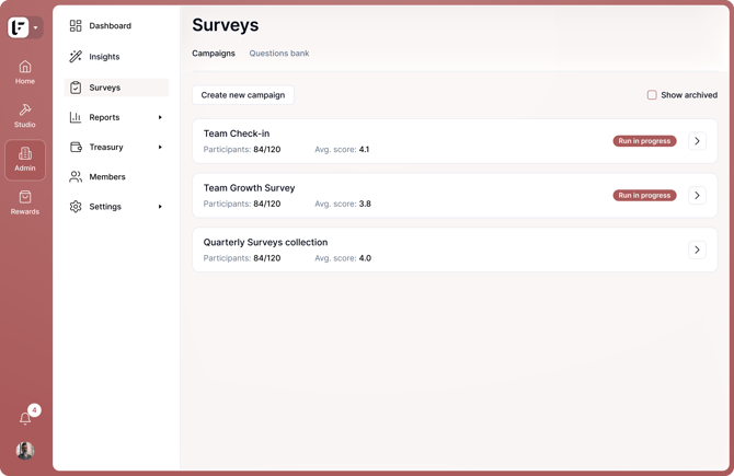 01 Surveys page