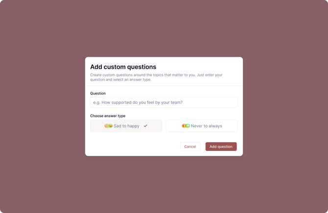 03 Create custom question